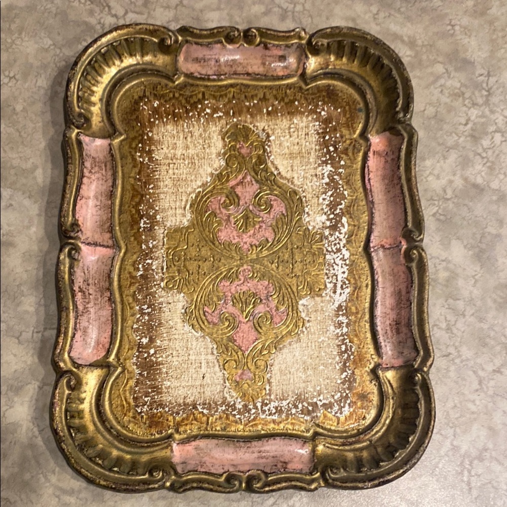 Florence Italy wood tray